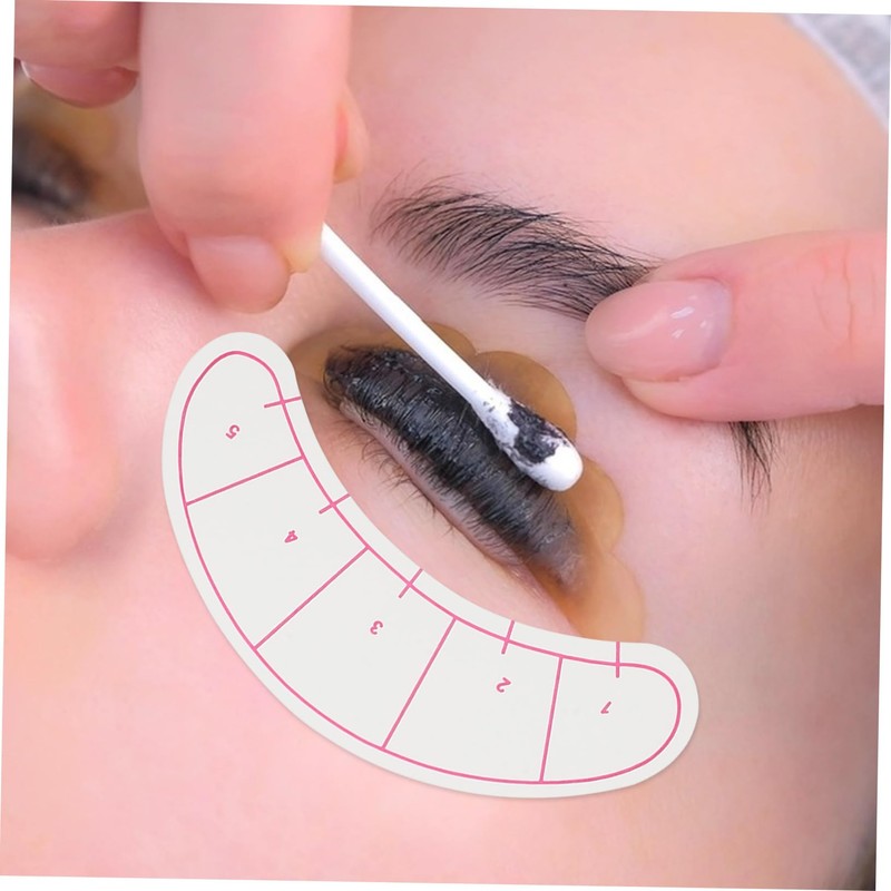 Ipetboom Eyelash Isolation Pads 70 Sheets Dual Scale Lash Mapping