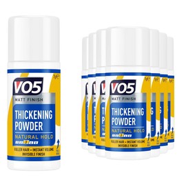 VO5 Thickening Hair Styling Powder Matti Finish with Long-Lasting Natural Hold, Fuller Hair + Instant Volume and Perfect for Short to Mid length Hair, 7g (Buy 8)