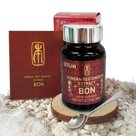 BTGIN Bon Korean Red Ginseng Extract Immune Support for Focus and Memory Energy Supplements for Men & Women High Ginsenoside Technology