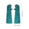 Anti Bite Safety Gloves Long Leather Protective Gloves Pets Grasping