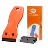 EHDIS 1.5" Plastic Razor Scraper Tool with 10pcs Double Edged