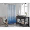 Extra Long Fabric Bathroom Shower Curtain 180cm Wide by 200cm