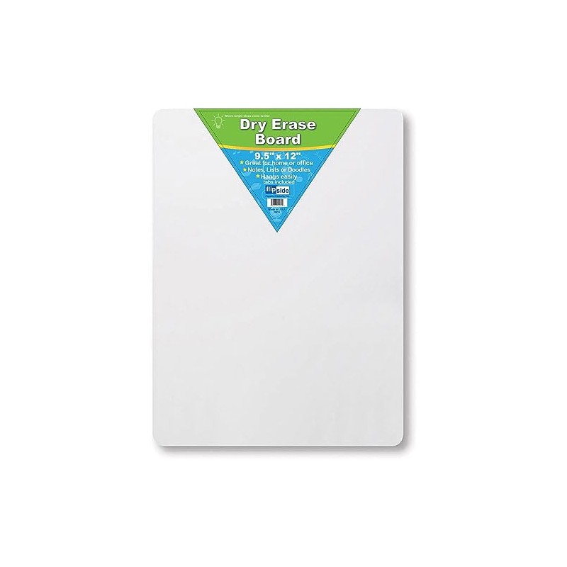 Flipside, FLP10065, Unframed Mini Dry Erase Board, 1 Each,White