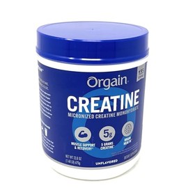 Orgain 5g Micronized Creatine Monohydrate, Unflavored, 1.48lbs