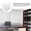 BIUDECO Vertical Blind Bottom Plates Pack Plastic Curtain Bottom Plates