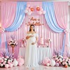 10x10 ft Pink Glitter Backdrop Curtain or Parties, Wrinkle Free