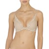 Natori Women's Feathers Contour Plunge Bra, Cafe, 30D