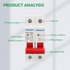 Wengart DC circuit breaker DZ47-63Z, DC500V 32A 2-pin, DIN rail
