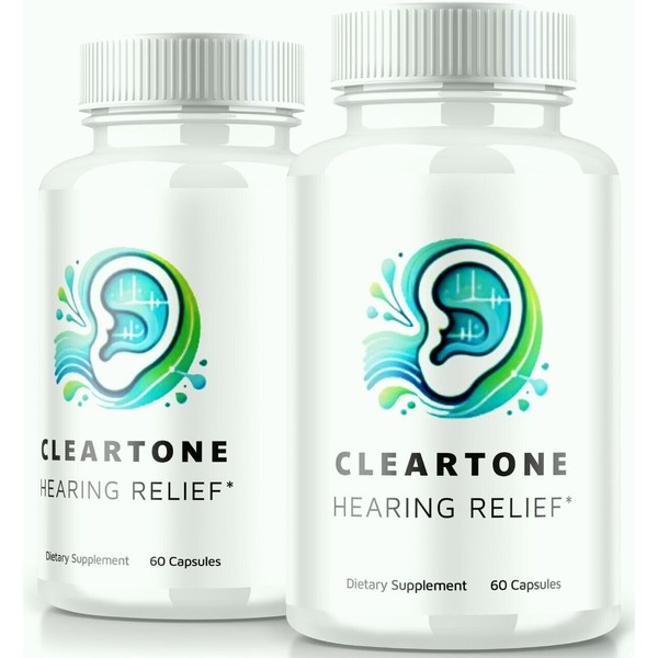 Cleartone (2 Pack) Cleartone Hearing Relief Capsules, ClearTone Pills for
