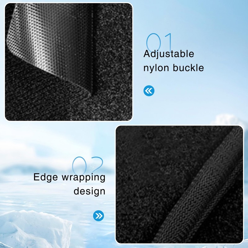 atnayo Ankle Ice Pack Wrap Foot Support, Strap Ice Brace