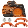 DUZFOREI 536329204 Chainsaw Clutch Cover with Brake Assy, Replacement for