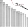 Axmru 60 Pcs Hand Sewing Needles 12 Sizes Embroidery Needles