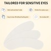 Miuffue 100 PCS Foam Eye Pads for Lash Extensions, Under