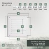 Vent Systems 5 x 5 Inch (Inner) White Vent Cover