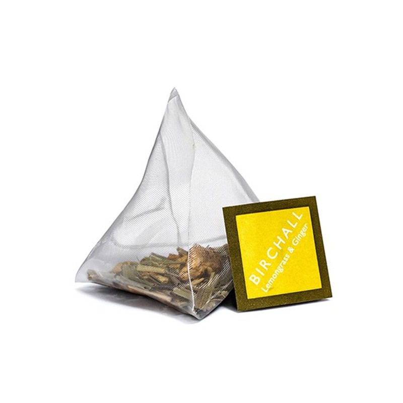 Birchall Lemongrass & Ginger Tea Prism Tea Bags - Pack