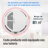 Detector de Humo Haimo 5 Piezas con Alarma Sonora y
