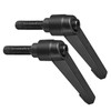 CoCud Clamp Lever Handle M8 x 25mm Male Thread Adjustable