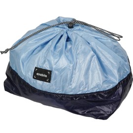 asobito Stuff Sack, M, 5L, Saxophone Blue, Lightweight, Storage, Compact, Small, Pocket Size, Lightweight, Sports, Activities, Travel