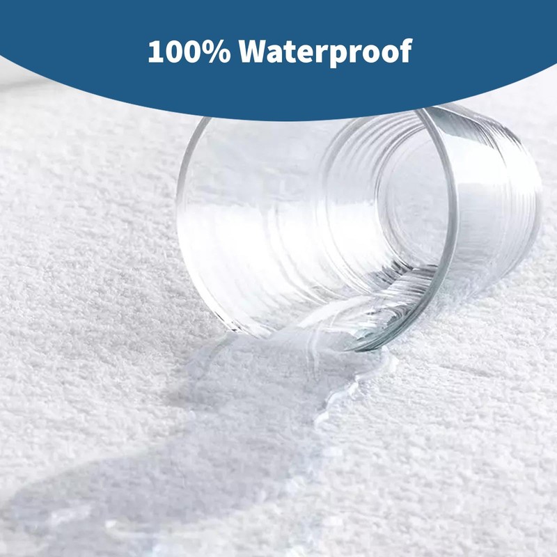 Oxford Homeware Waterproof Mattress Protector – Dust & Mite Proof