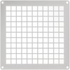 Repa Market 15 x 15 cm White Galvanized Steel Square
