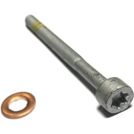 4 x Fuel Injector Seal Screw Nozzle Holder Bolt with Washer Set of 4 COMPATIBLE WITH MERCEDES Vito Sprinter A-Class A6119900122 A6110170060