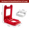 MEETOZ Sandwich Cutter and Sealer, Square Sandwich Maker, Decruster Sandwich