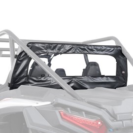 KEMIMOTO 2024 2025+ XP 1000 Rear Soft Windshield Compatible with 2024+ Polaris RZR XP 1000 / XP 4 1000 Roll Up/ Down UTV Rear Window Clear View Back Soft Window Water-Resistant Accessories