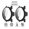 [2-Pack] Case with Tempered Glass Screen Protector Compatible with Garmin