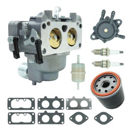 Carburetor Fits for KAWASAKI FH721V FH641V FH601V FH661V FH680V FX801V FX850V Engines wtih Air Filter Replace # 15004-1005 15004-1008 15004-1010 15004-1018 15004-7024 15004-7029 15004-0757
