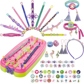 ZICEOC Friendship Bracelet Making Kit for Girls, DIY Arts and Crafts Toys for Ages 7 8 9 10 11 12 Year Old Teen Girls, Jewelry String Maker Tool Gifts Idea