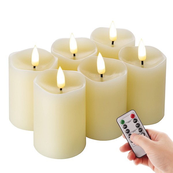 Eywamage Eywamage Flameless Votive Candles with Remote, Flickering Battery Operated