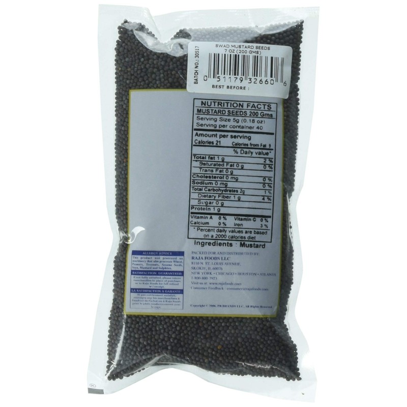 Swad : Seeds, Mustard, 7 OZ
