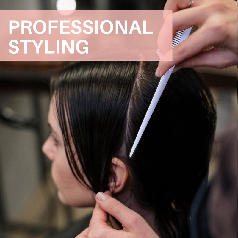 RHOS Rat Tail Comb for Parting, Fine Tooth Teasing Comb