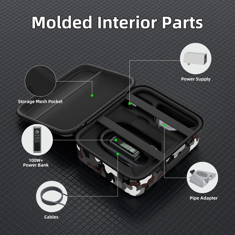 EAZUSE Starlink Mini Case Hard Slim Travel Case for Starlink