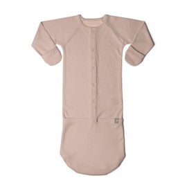 goumikids Viscose Made from Bamboo Organic Cotton Convertible Baby Gown - AMZ Only Rose