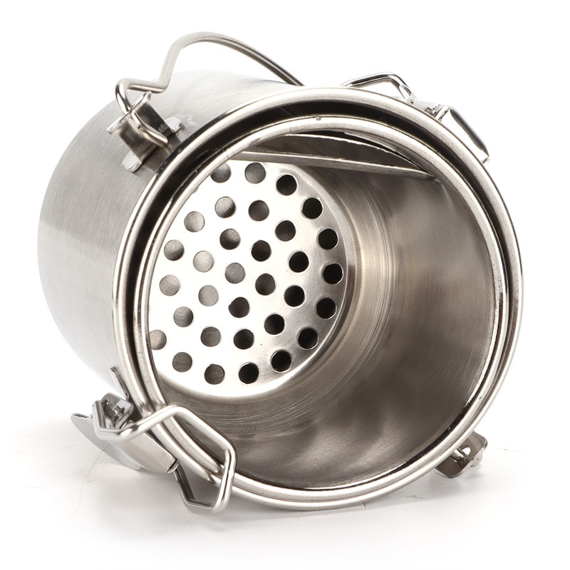 Brush Washing Bucket Stainless Steel Material Easy Carry Painting Supply