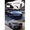 Unbranded Front Lip Splitter Gloss Black Painted For Lexus ES300h