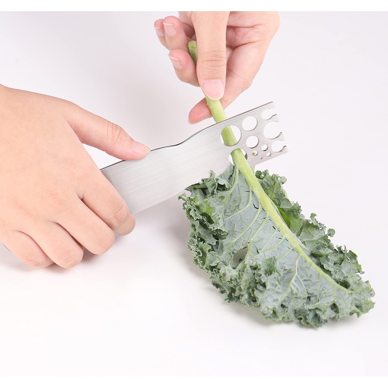 Herb Stripper Tool, Stainless Steel Herb Leaf Stripper Cilantro for