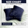 GC GAVENO CAVAILIA 2 Pack Teddy Fleece Pillow Cases -