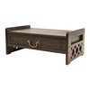 Eapmic Bamboo Altar Table with Drawer, Meditation Puja Floor Prayer
