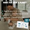 Naty Flushable XL Baby Wipes - Unscented, 100% Plant-Based, Plastic-Free,