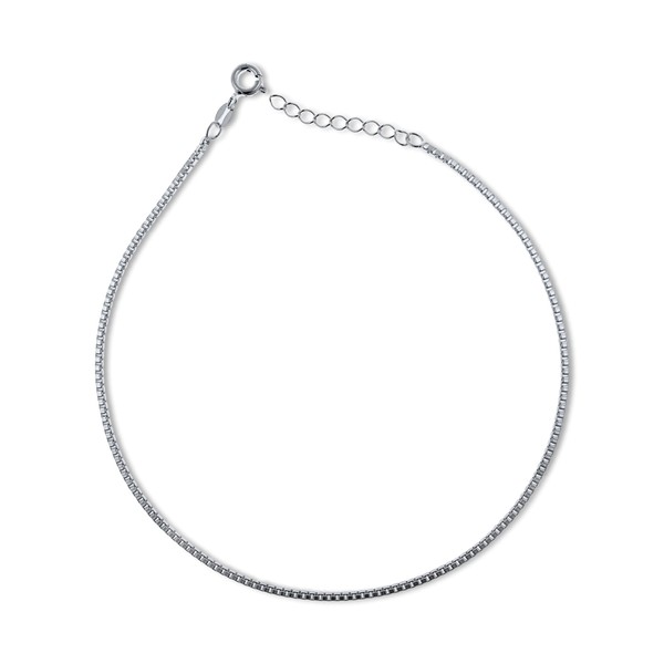 13.5 Inch Extra Large Length Venetian Box Link Sterling Silver