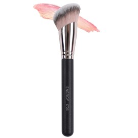 ENERGY Angled Foundation Brush Large Makeup Brush for Liquid Cream Powder Cosmetics Blending Contouring Setting Vegan Synthetic Bristles Face Makep Brush