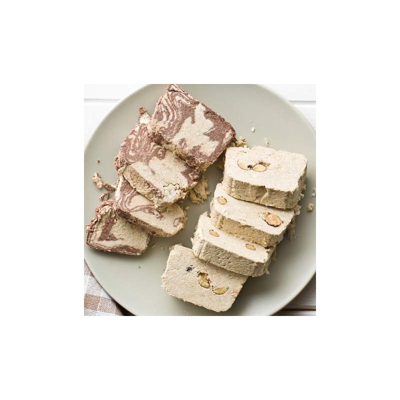 Greek Cocoa Halva by Olympos - Super-soft Greek Sesame-based snack,