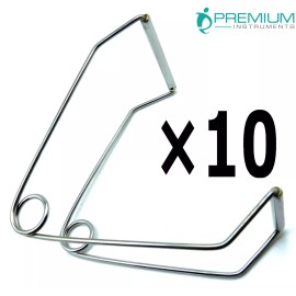 PREMIUM INSTRUMENTS 10 Pcs Smith Baxter Mouth Gag Small Veterinary Surgical Instruments
