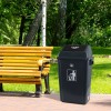 Cand 18 Gallon Large Kitchen Plastic Trash Can with Swing