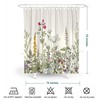 Generic Shower Curtain for Bathroom,Tropical Leaves Fabric Cloth Shower Curtains