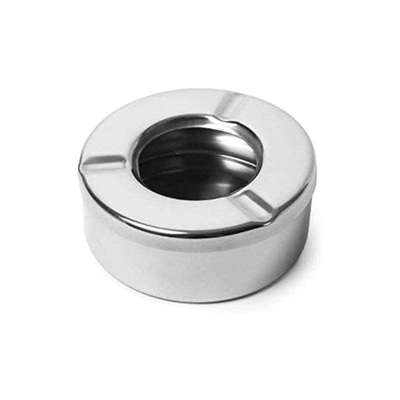 Garden Of Arts Stainless Steel sturdy small Ash Tray portable