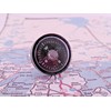 Working Which Way Do We Go Compass Silverplated Adjustable Ring