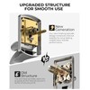 Mensarix Front Door Handle and Deadbolt Set for Right &